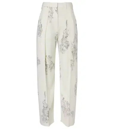 Victoria Beckham Floral wide-leg pants | Thumbnail 1 Victoria Beckham Floral wide-leg pants | Thumbnail 1