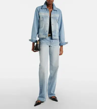 Victoria Beckham Faded denim jacket | Thumbnail 6 Victoria Beckham Faded denim jacket | Thumbnail 6