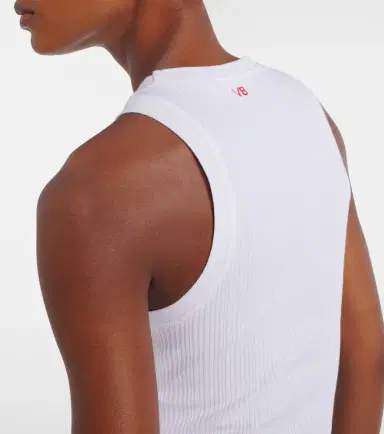 Victoria Beckham Cotton-blend tank top | Thumbnail 6 Victoria Beckham Cotton-blend tank top | Thumbnail 6