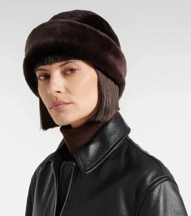 Nour Hammour Blokes shearling hat | Thumbnail 4 Nour Hammour Blokes shearling hat | Thumbnail 4
