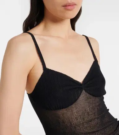 Victoria Beckham Knitted cotton-blend camisole | Thumbnail 4 Victoria Beckham Knitted cotton-blend camisole | Thumbnail 4