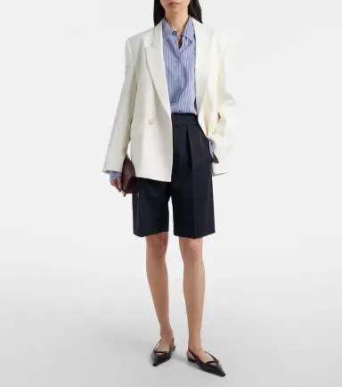 Victoria Beckham High-rise Bermuda shorts | Thumbnail 4 Victoria Beckham High-rise Bermuda shorts | Thumbnail 4