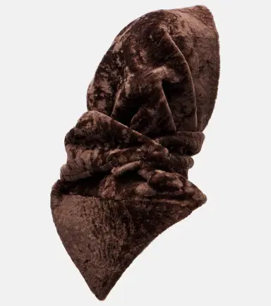 Nour Hammour Shearling scarf | Thumbnail 3 Nour Hammour Shearling scarf | Thumbnail 3