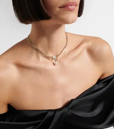 Alexander McQueen Skull embellished necklace | Thumbnail 4 Alexander McQueen Skull embellished necklace | Thumbnail 4