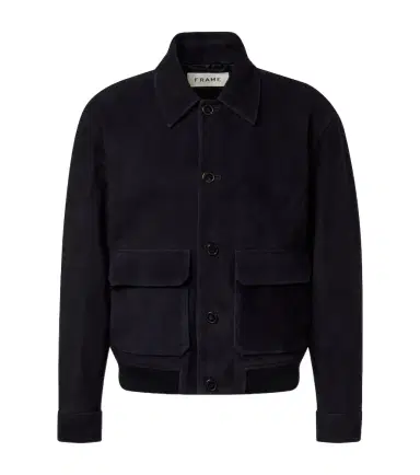 Frame Suede blouson jacket | Thumbnail 1 Frame Suede blouson jacket | Thumbnail 1
