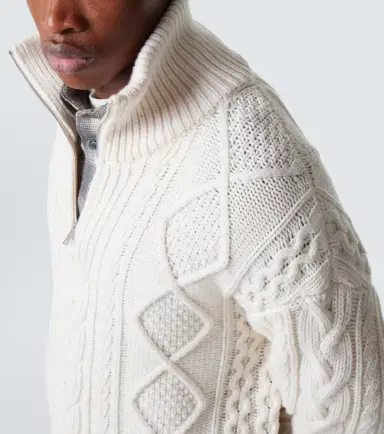 Frame Cable-knit wool and cashmere sweater | Thumbnail 4 Frame Cable-knit wool and cashmere sweater | Thumbnail 4