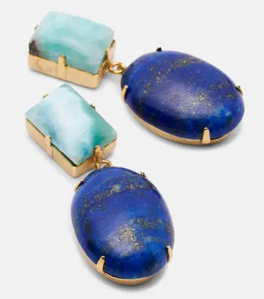 Jennifer Behr Xiomara gold-plated drop earrings | Thumbnail 4 Jennifer Behr Xiomara gold-plated drop earrings | Thumbnail 4
