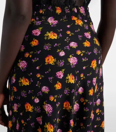 Dolce & Gabbana Floral silk-blend charmeuse maxi skirt | Thumbnail 3 Dolce & Gabbana Floral silk-blend charmeuse maxi skirt | Thumbnail 3