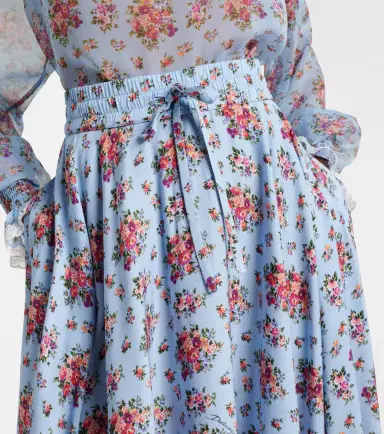 Dolce & Gabbana Floral silk-blend midi skirt | Thumbnail 3 Dolce & Gabbana Floral silk-blend midi skirt | Thumbnail 3