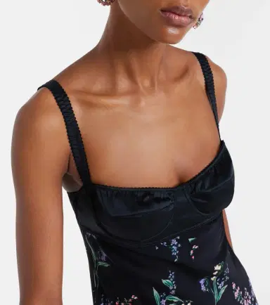 Dolce & Gabbana Floral silk-blend charmeuse maxi dress | Thumbnail 4 Dolce & Gabbana Floral silk-blend charmeuse maxi dress | Thumbnail 4