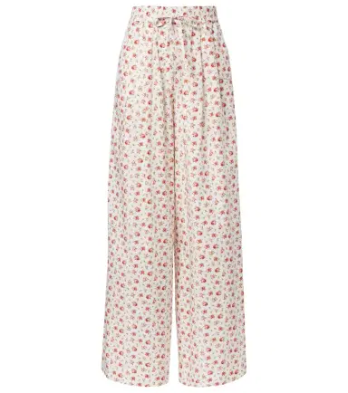 Dolce & Gabbana Floral cotton-blend poplin wide-leg pants | Thumbnail 1 Dolce & Gabbana Floral cotton-blend poplin wide-leg pants | Thumbnail 1