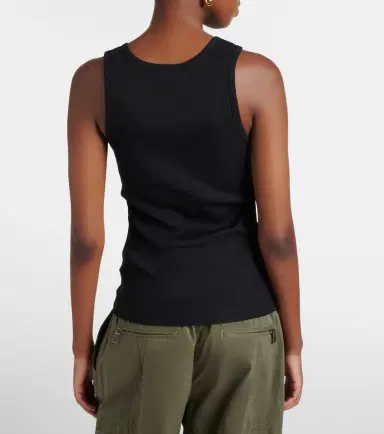 Dolce & Gabbana DG embellished ribbed-knit cotton tank top | Thumbnail 5 Dolce & Gabbana DG embellished ribbed-knit cotton tank top | Thumbnail 5