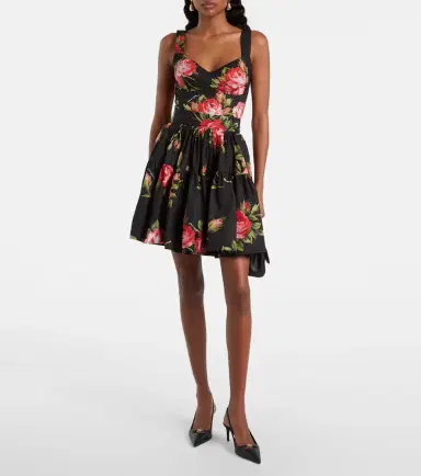 Dolce & Gabbana Floral cotton miniskirt | Thumbnail 2 Dolce & Gabbana Floral cotton miniskirt | Thumbnail 2