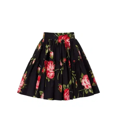Dolce & Gabbana Floral cotton miniskirt | Thumbnail 1 Dolce & Gabbana Floral cotton miniskirt | Thumbnail 1
