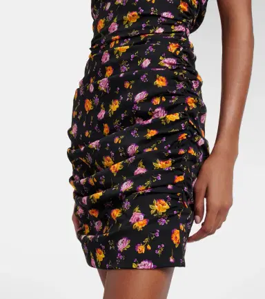 Dolce & Gabbana Floral silk-blend charmeuse minidress | Thumbnail 2 Dolce & Gabbana Floral silk-blend charmeuse minidress | Thumbnail 2