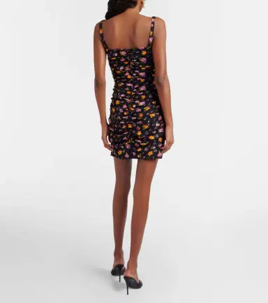 Dolce & Gabbana Floral silk-blend charmeuse minidress | Thumbnail 5 Dolce & Gabbana Floral silk-blend charmeuse minidress | Thumbnail 5