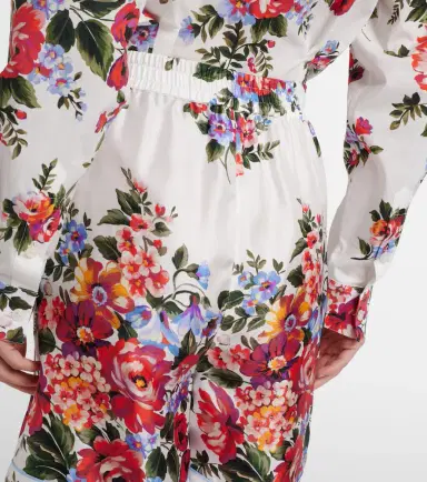 Dolce & Gabbana Floral silk twill Bermuda shorts | Thumbnail 4 Dolce & Gabbana Floral silk twill Bermuda shorts | Thumbnail 4