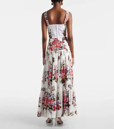 Dolce & Gabbana Floral cotton poplin maxi skirt | Thumbnail 3 Dolce & Gabbana Floral cotton poplin maxi skirt | Thumbnail 3