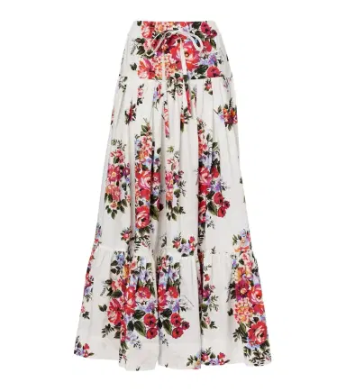 Dolce & Gabbana Floral cotton poplin maxi skirt | Thumbnail 1 Dolce & Gabbana Floral cotton poplin maxi skirt | Thumbnail 1