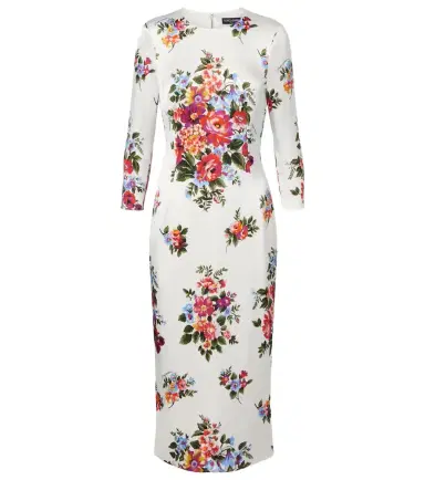 Dolce & Gabbana Floral midi dress | Thumbnail 1 Dolce & Gabbana Floral midi dress | Thumbnail 1