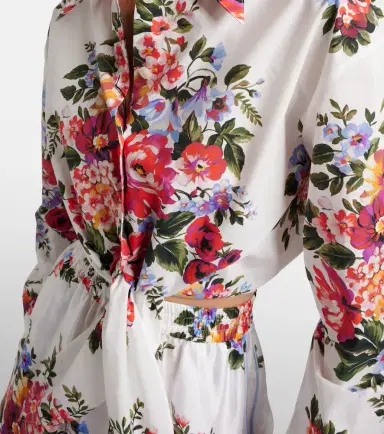 Dolce & Gabbana Floral cropped cotton shirt | Thumbnail 6 Dolce & Gabbana Floral cropped cotton shirt | Thumbnail 6