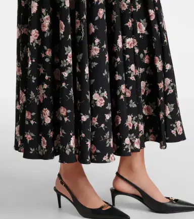 Dolce & Gabbana Floral silk-blend charmeuse maxi skirt | Thumbnail 3 Dolce & Gabbana Floral silk-blend charmeuse maxi skirt | Thumbnail 3