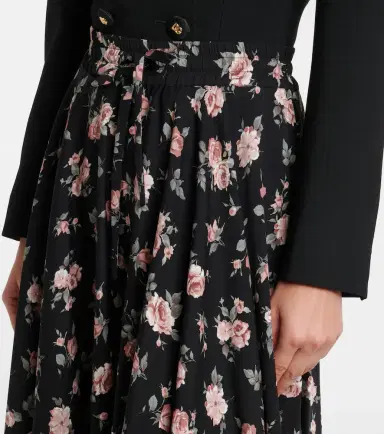 Dolce & Gabbana Floral silk-blend charmeuse maxi skirt | Thumbnail 4 Dolce & Gabbana Floral silk-blend charmeuse maxi skirt | Thumbnail 4