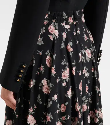 Dolce & Gabbana Floral silk-blend charmeuse maxi skirt | Thumbnail 5 Dolce & Gabbana Floral silk-blend charmeuse maxi skirt | Thumbnail 5