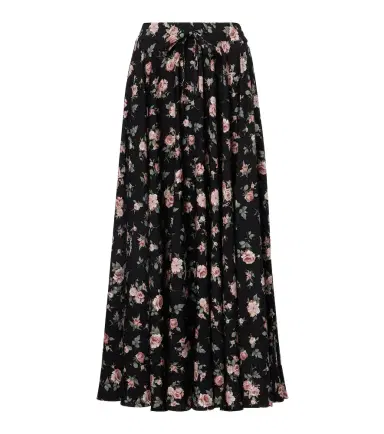 Dolce & Gabbana Floral silk-blend charmeuse maxi skirt | Thumbnail 1 Dolce & Gabbana Floral silk-blend charmeuse maxi skirt | Thumbnail 1