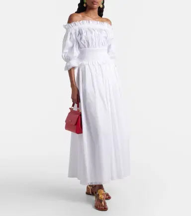 Dolce & Gabbana Cotton poplin midi skirt | Thumbnail 4 Dolce & Gabbana Cotton poplin midi skirt | Thumbnail 4