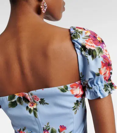 Dolce & Gabbana Floral silk-blend midi dress | Thumbnail 5 Dolce & Gabbana Floral silk-blend midi dress | Thumbnail 5