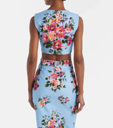 Dolce & Gabbana Floral cotton top | Thumbnail 3 Dolce & Gabbana Floral cotton top | Thumbnail 3