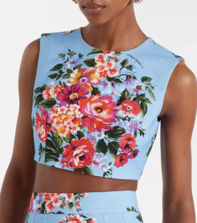 Dolce & Gabbana Floral cotton top | Thumbnail 5 Dolce & Gabbana Floral cotton top | Thumbnail 5