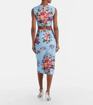 Dolce & Gabbana Floral cotton pencil skirt | Thumbnail 2 Dolce & Gabbana Floral cotton pencil skirt | Thumbnail 2