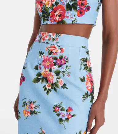 Dolce & Gabbana Floral cotton pencil skirt | Thumbnail 4 Dolce & Gabbana Floral cotton pencil skirt | Thumbnail 4