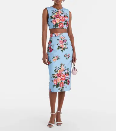 Dolce & Gabbana Floral cotton pencil skirt | Thumbnail 5 Dolce & Gabbana Floral cotton pencil skirt | Thumbnail 5