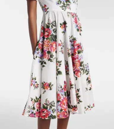 Dolce & Gabbana Floral cotton midi dress | Thumbnail 2 Dolce & Gabbana Floral cotton midi dress | Thumbnail 2