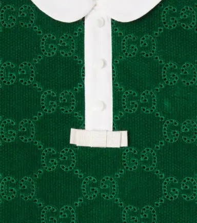 Gucci Kids Baby GG broderie anglaise cotton dress | Thumbnail 2 Gucci Kids Baby GG broderie anglaise cotton dress | Thumbnail 2
