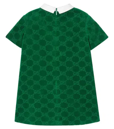 Gucci Kids Baby GG broderie anglaise cotton dress | Thumbnail 3 Gucci Kids Baby GG broderie anglaise cotton dress | Thumbnail 3