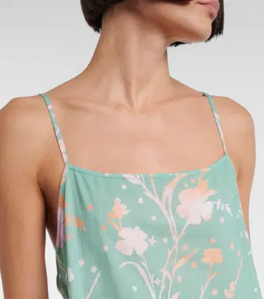 Juliet Dunn Floral cotton and linen maxi dress | Thumbnail 4 Juliet Dunn Floral cotton and linen maxi dress | Thumbnail 4