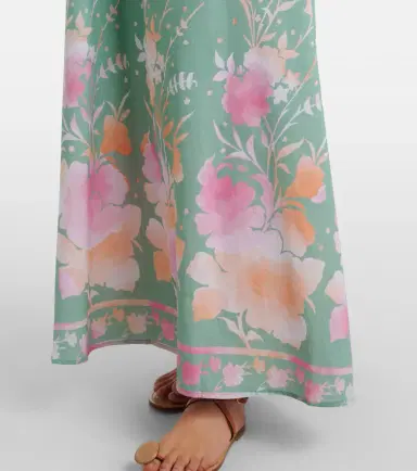 Juliet Dunn Floral cotton and linen maxi dress | Thumbnail 5 Juliet Dunn Floral cotton and linen maxi dress | Thumbnail 5