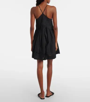Juliet Dunn Embroidered cotton poplin minidress | Thumbnail 2 Juliet Dunn Embroidered cotton poplin minidress | Thumbnail 2