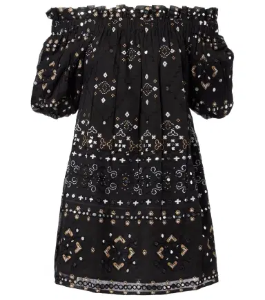 Juliet Dunn Embellished cotton poplin minidress | Thumbnail 1 Juliet Dunn Embellished cotton poplin minidress | Thumbnail 1