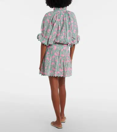 JULIET DUNN Floral cotton minidress | Thumbnail 4 JULIET DUNN Floral cotton minidress | Thumbnail 4
