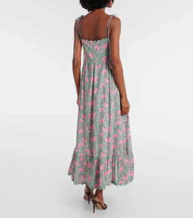 JULIET DUNN Floral cotton midi dress | Thumbnail 2 JULIET DUNN Floral cotton midi dress | Thumbnail 2