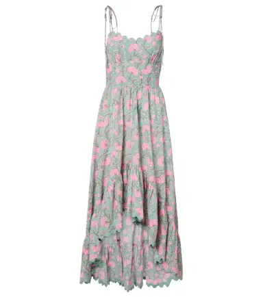 JULIET DUNN Floral cotton midi dress | Thumbnail 1 JULIET DUNN Floral cotton midi dress | Thumbnail 1