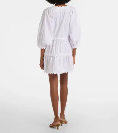 JULIET DUNN Embroidered cotton poplin minidress | Thumbnail 3 JULIET DUNN Embroidered cotton poplin minidress | Thumbnail 3