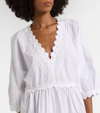 JULIET DUNN Embroidered cotton poplin minidress | Thumbnail 4 JULIET DUNN Embroidered cotton poplin minidress | Thumbnail 4