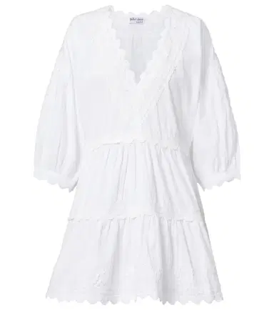 JULIET DUNN Embroidered cotton poplin minidress | Thumbnail 1 JULIET DUNN Embroidered cotton poplin minidress | Thumbnail 1