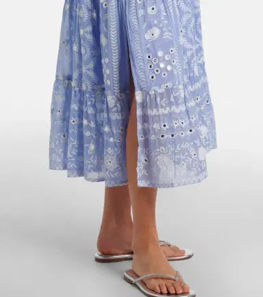 Juliet Dunn Printed sequined cotton midi dress | Thumbnail 5 Juliet Dunn Printed sequined cotton midi dress | Thumbnail 5